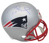 Tom Brady Signed New England Patriots Riddell Full Size Replica Helmet (Fanatics)