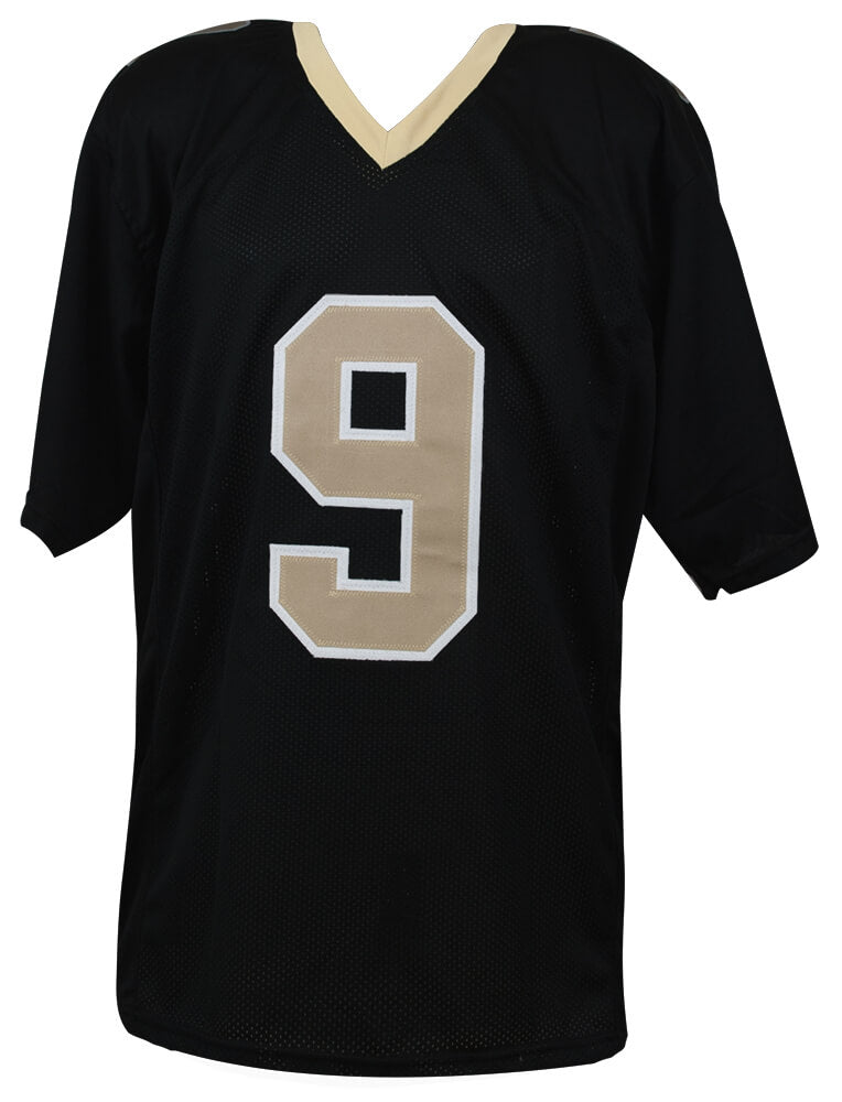Drew Brees Signed Black Custom Football Jersey (Beckett)