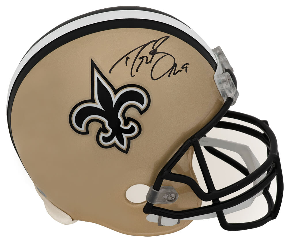 Drew Brees Signed New Orleans Saints Riddell Full Size Replica Helmet (Beckett)