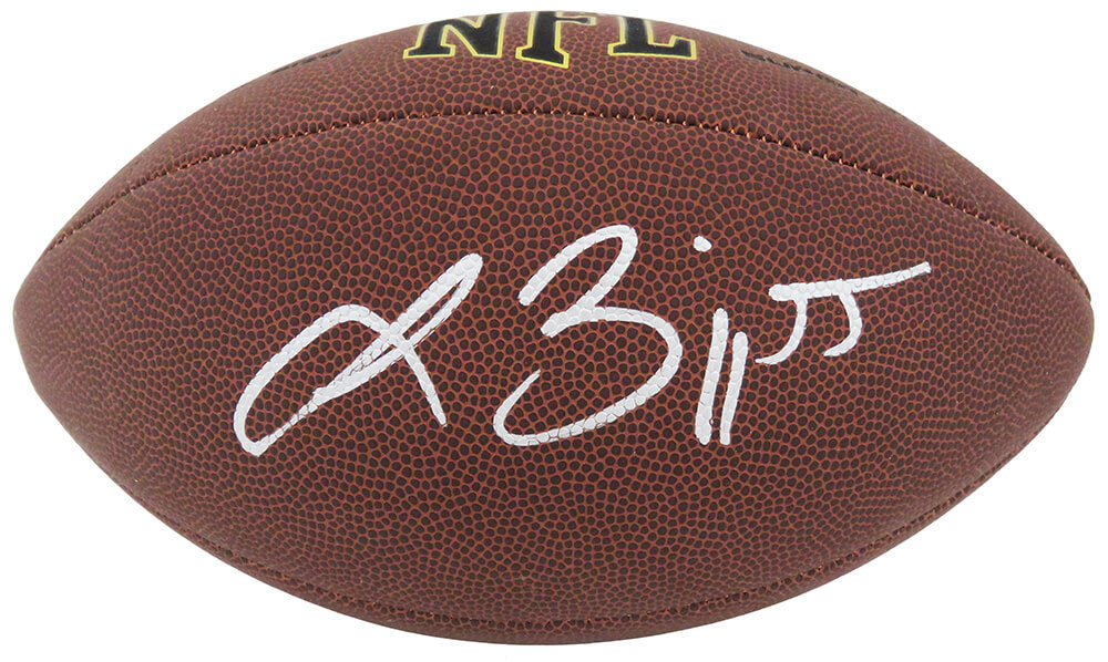 Lance Briggs Signed Wilson Super Grip Full Size NFL Football