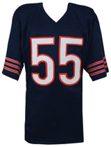 Lance Briggs Signed Navy Custom Jersey