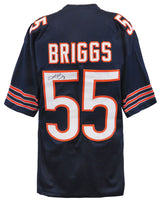 Lance Briggs Signed Navy Custom Jersey