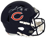 Lance Briggs Signed Chicago Bears Riddell Full Size Speed Replica Helmet - (In White)