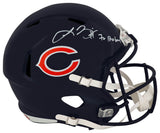 Lance Briggs Signed Chicago Bears Riddell Full Size Speed Replica Helmet w/7x Pro Bowl - (In White)