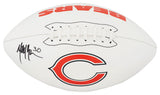 Mike Brown Signed Chicago Bears Logo Franklin White Football