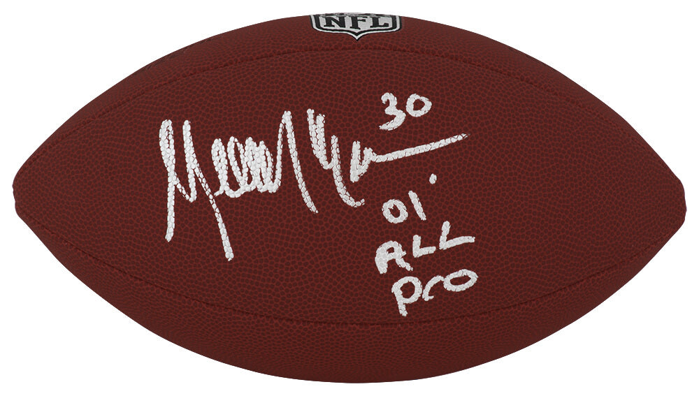 Mike Brown Signed Wilson Limited Full Size NFL Football w/01 All Pro