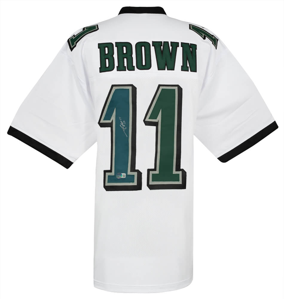 A.J. (AJ) Brown Signed White Custom Football Jersey - (Beckett)