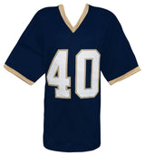 Reggie Brooks Signed Navy Custom College Football Jersey w/1992 All American