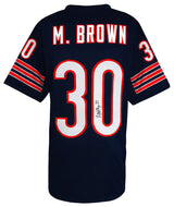 Mike Brown Signed Navy Custom Football Jersey