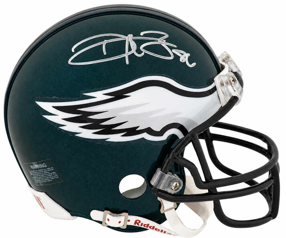 Reggie Brown Signed Philadelphia Eagles Riddell (VSR4) Mini Helmet