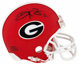 Reggie Brown Signed Georgia Bulldogs Riddell (VSR4) Mini Helmet