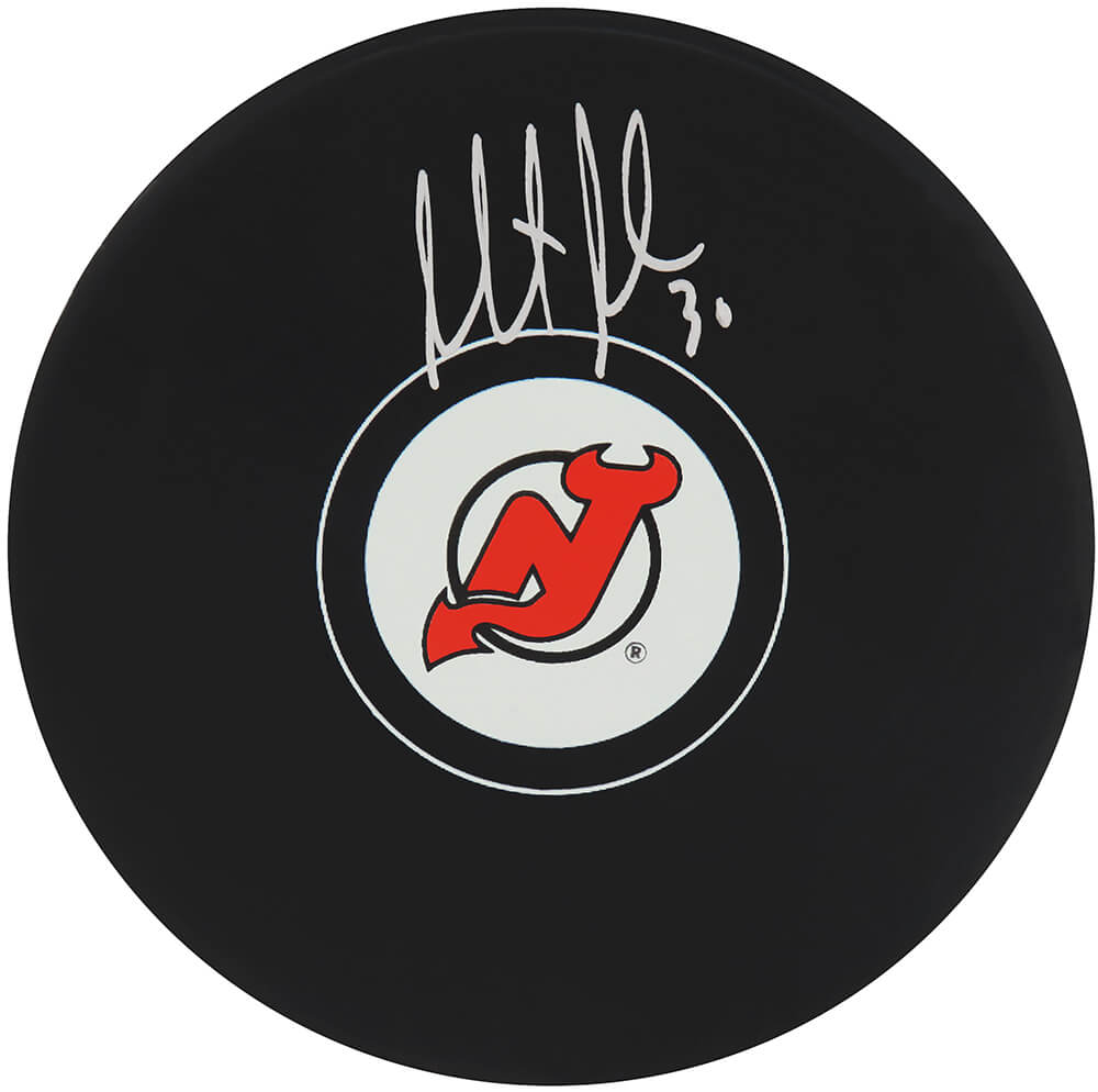 Martin Brodeur Signed New Jersey Devils Hockey Puck