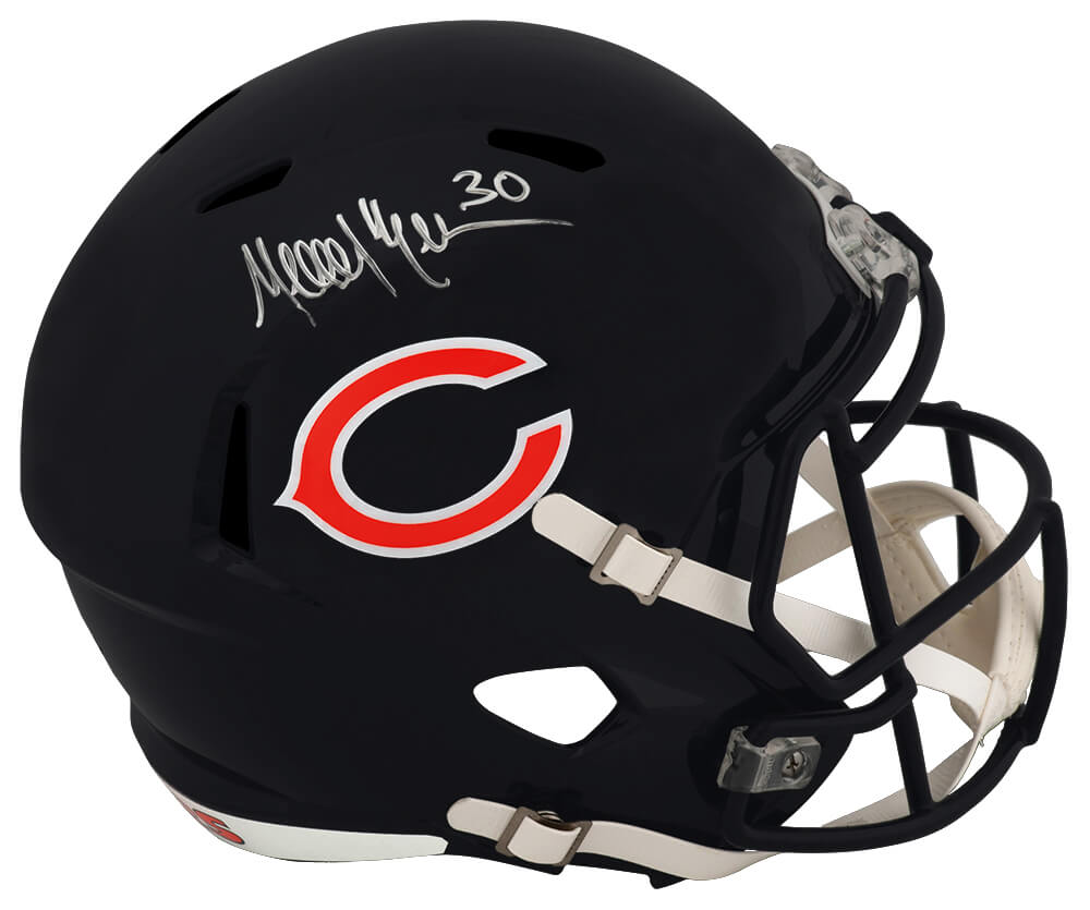 Mike Brown Signed Chicago Bears Riddell Full Size Speed Replica Helmet