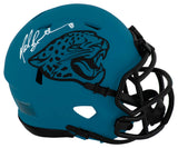 Mark Brunell Signed Jacksonville Jaguars RAVE Riddell Speed Mini Helmet