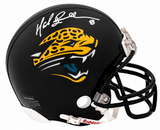 Mark Brunell Signed Jacksonville Jaguars (VSR4) Riddell Mini Helmet (In White)