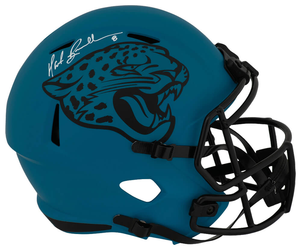 Mark Brunell Signed Jacksonville Jaguars RAVE Riddell Full Size Speed Replica Helmet