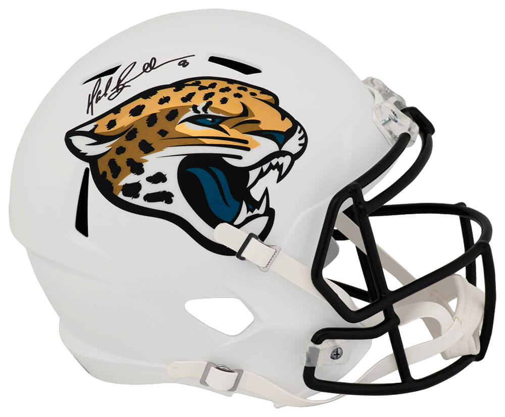 Mark Brunell Signed Jacksonville Jaguars 2024 Alternate White Riddell Full Size Speed Replica Helmet