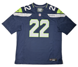 Rashid Shaheed Autographed Seattle Seahawks Navy Nike Game Jersey Beckett Witnessed