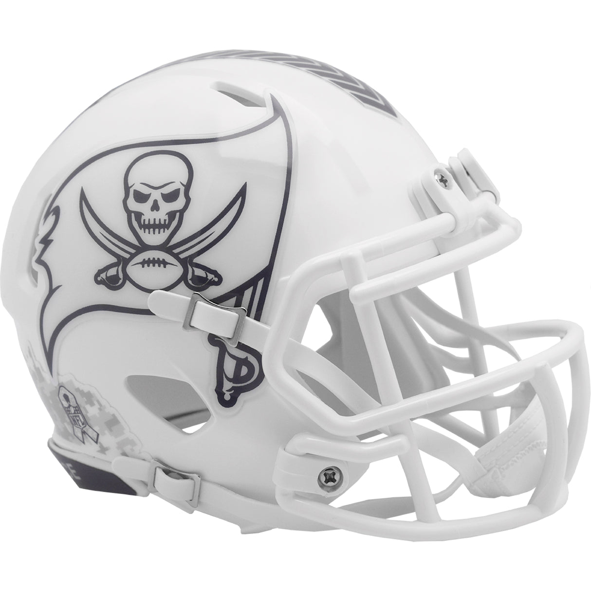 Tampa Bay Buccaneers 2024 Salute to Service Riddell Speed Mini Football Helmet