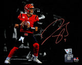 Joe Burrow Signed Cincinnati Bengals In Pocket Spotlight Action 8x10 Photo - (Fanatics)