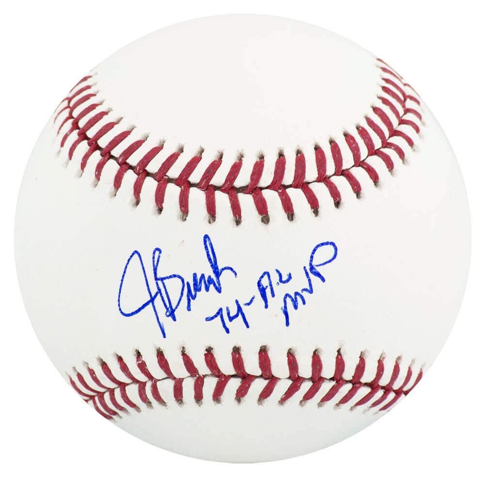 Jeff Burroughs Signed Rawlings MLB Baseball w/74 AL MVP