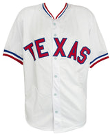 Jeff Burroughs Signed White Throwback Custom Baseball Jersey w/74 AL MVP