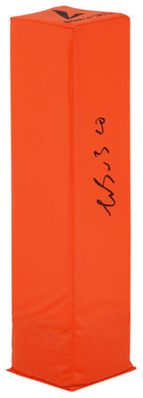 Luther Burden III Signed BSN Orange Football Endzone Pylon