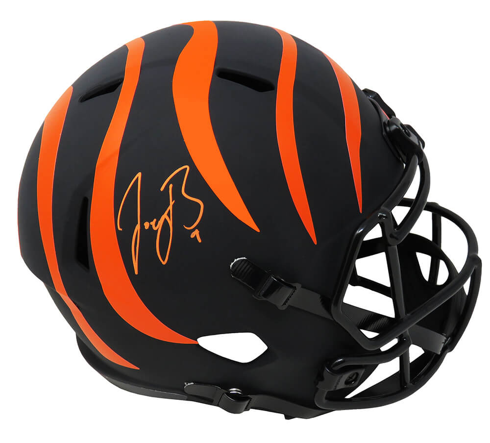 Joe Burrow Signed Cincinnati Bengals Eclipse Riddell Full Size Speed Replica Helmet (Fanatics)