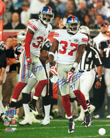 Aaron Ross & James Butler Signed New York Giants Super Bowl XLII Action 16x20 Photo