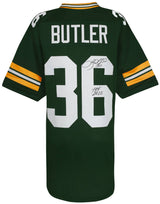 LeRoy Butler Signed Green Custom Football Jersey w/HOF 2022