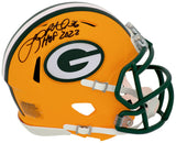LeRoy Butler Signed Green Bay Packers Riddell Speed Mini Helmet w/HOF 2022