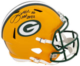 LeRoy Butler Signed Green Bay Packers Riddell Full Size Speed Replica Helmet w/HOF 2022