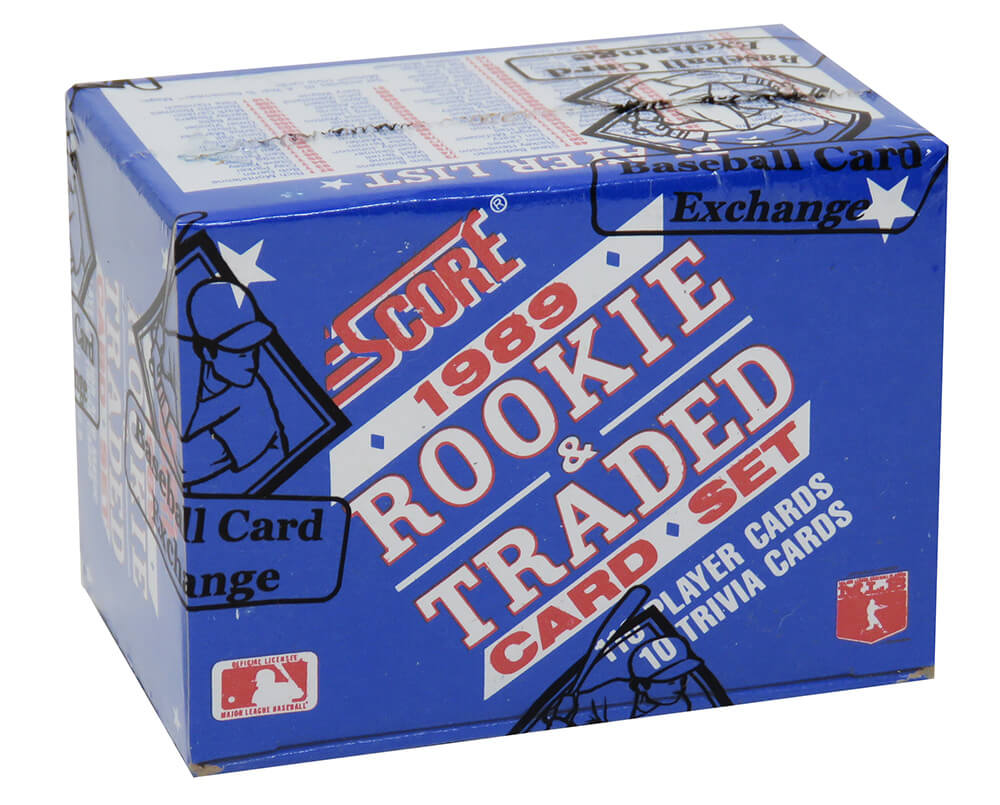 1989 Score Traded Baseball Factory Set BBCE Wrapped From A Sealed Case (FASC) (Ken Griffey Jr. RC)