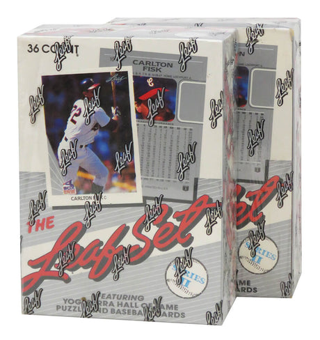 1990 Leaf Series 2 Baseball Factory Sealed Hobby Box - 36 Packs