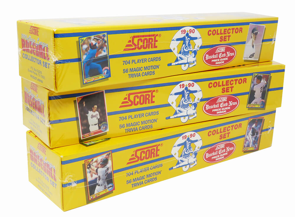 1990 Score Baseball Unopened Factory Sealed Set - 704 Cards (Thomas/Deion RC's)