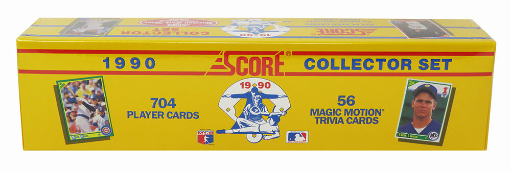 1990 Score Baseball Unopened Factory Sealed Set - 704 Cards (Thomas/Deion RC's)