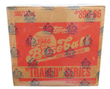 1986 Topps Traded Baseball Unopened Factory Sealed Case (100 Sets) - BBCE Authenticated