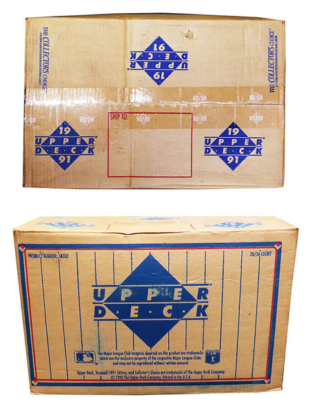 1991 Upper Deck Baseball Low # Series Factory Sealed Case - 20 Boxes (Find the Nolan)