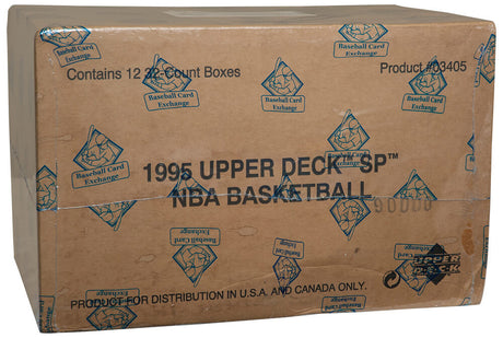 1994-95 Upper Deck SP Basketball Hobby Case - Factory Sealed BBCE Wrapped - (12 Boxes)
