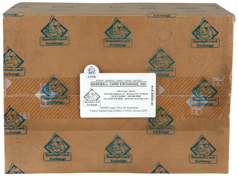1994-95 Upper Deck SP Basketball Hobby Case - Factory Sealed BBCE Wrapped - (12 Boxes)