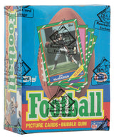 1986 Topps Football Unopened Wax Box BBCE Sealed Wrapped - (Non X-Out) 36 Packs (Jerry Rice, Steve Young RC??) (F)