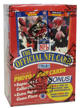 1989 Pro Set Series 1 Football Unopened Wax Box BBCE Sealed Wrapped - 36 Packs