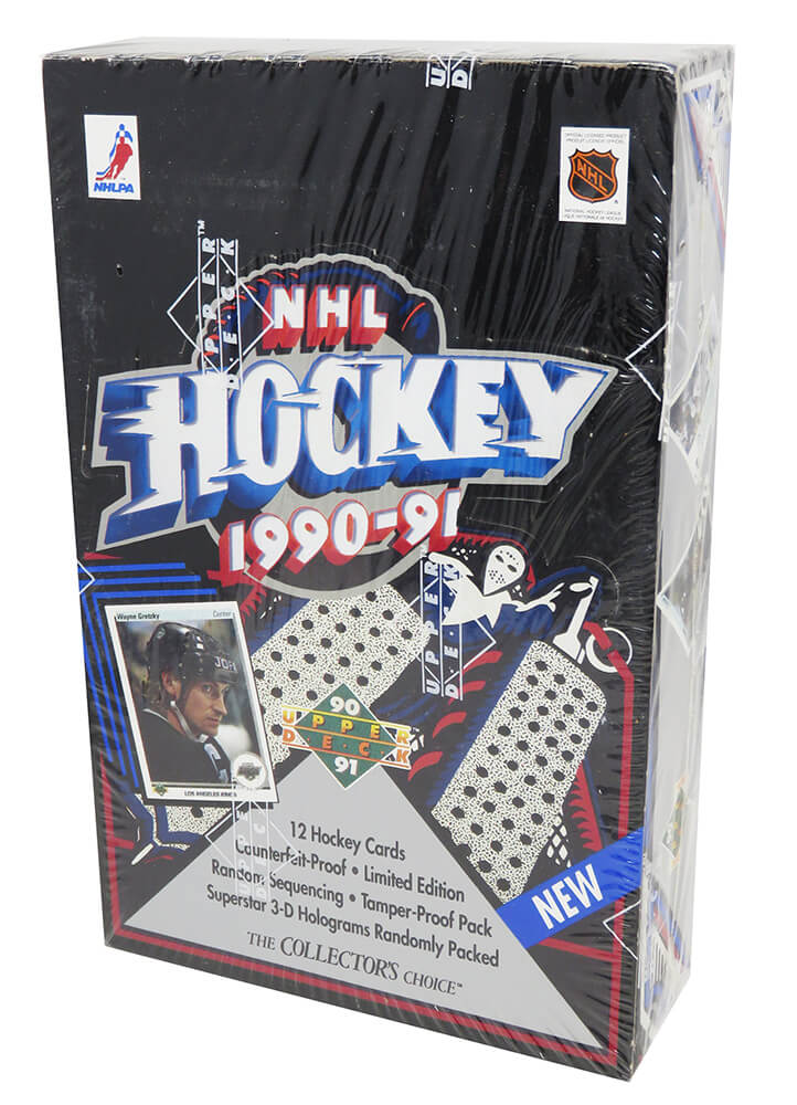 1990-91 Upper Deck Hockey Low Series Factory Sealed Box - 36 Packs