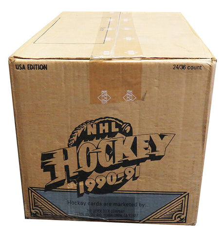 1990-91 Upper Deck Hockey Low Series Factory Sealed Case (24 Boxes)