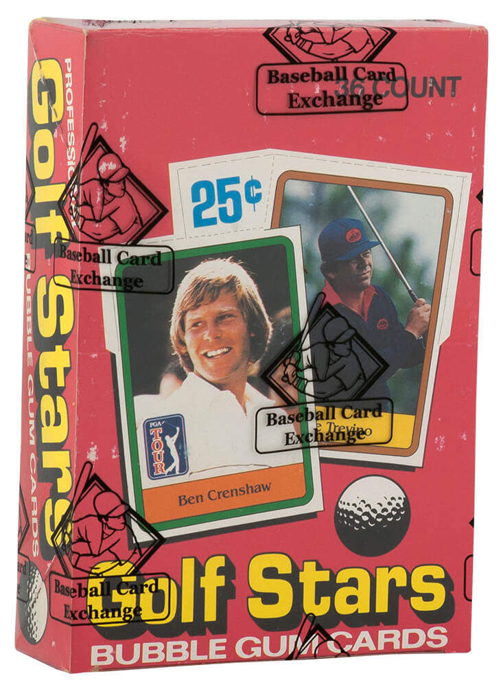 1981 Donruss Golf Stars Unopened Wax Box BBCE Sealed Wrapped - 36 Packs (Nicklaus RC??)