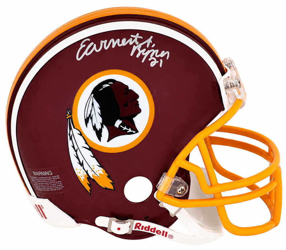 Earnest Byner Signed Washington Throwback Riddell (VSR4) Mini Helmet