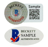 Philadelphia 76ers Julius Erving Autographed Blue Jersey Beckett BAS QR #BR49884