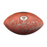 Bo Jackson Autographed Wilson Duke Official Heisman 85 Inscription