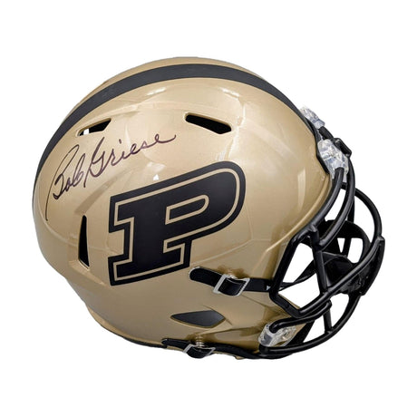 Bob Griese Signed Authentic Purdue Replica Helmet NCAA