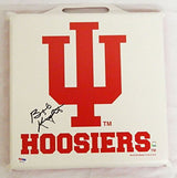Bobby Knight Signed Indiana Hoosier Logo Seat Cushion